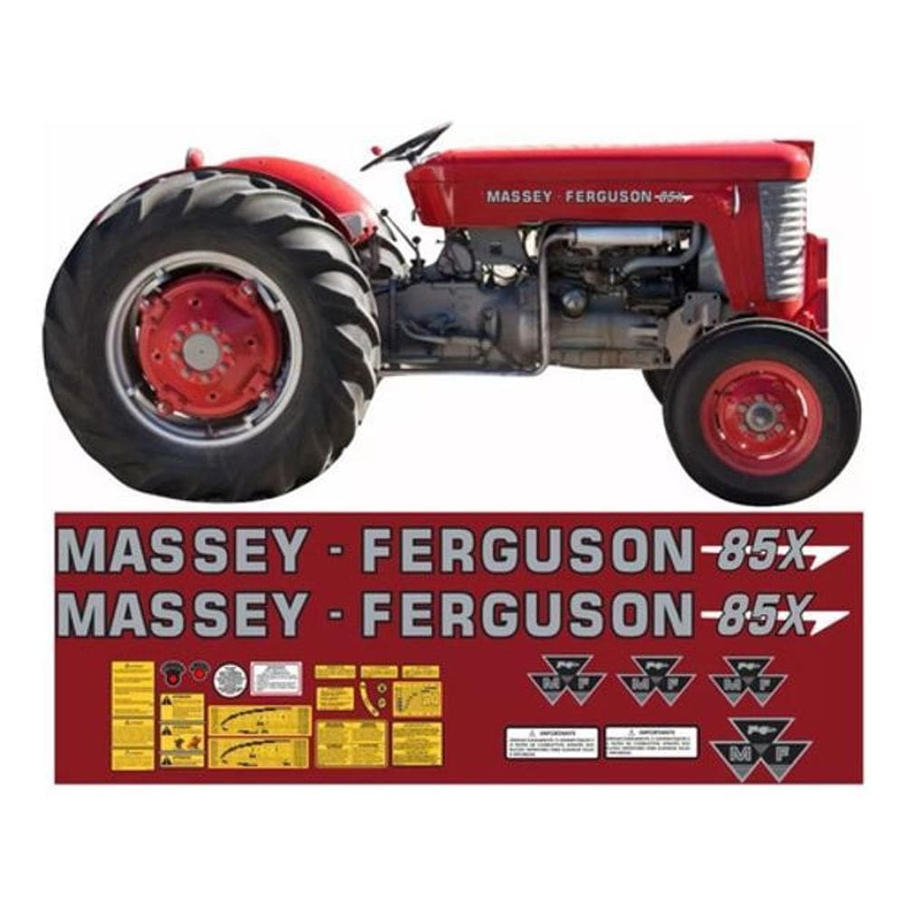 Kit Adesivos Massey Ferguson Mf 85X