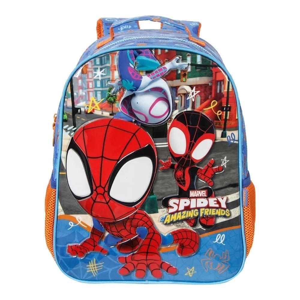 Mochila De Costas Escolar Infantil Homem Aranha Spidey 15002