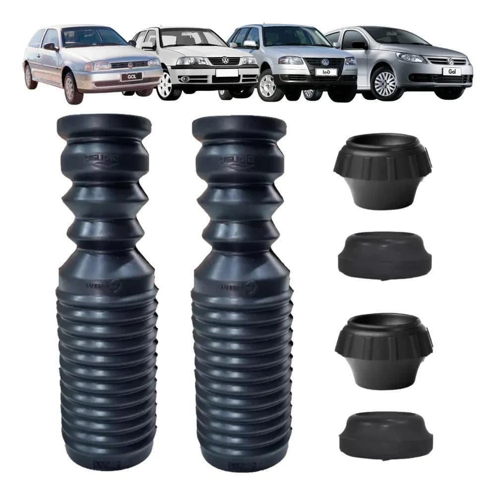 2X Par Bucha Batente Amortecedo Traseiro Gol Parati G2 G3 G4