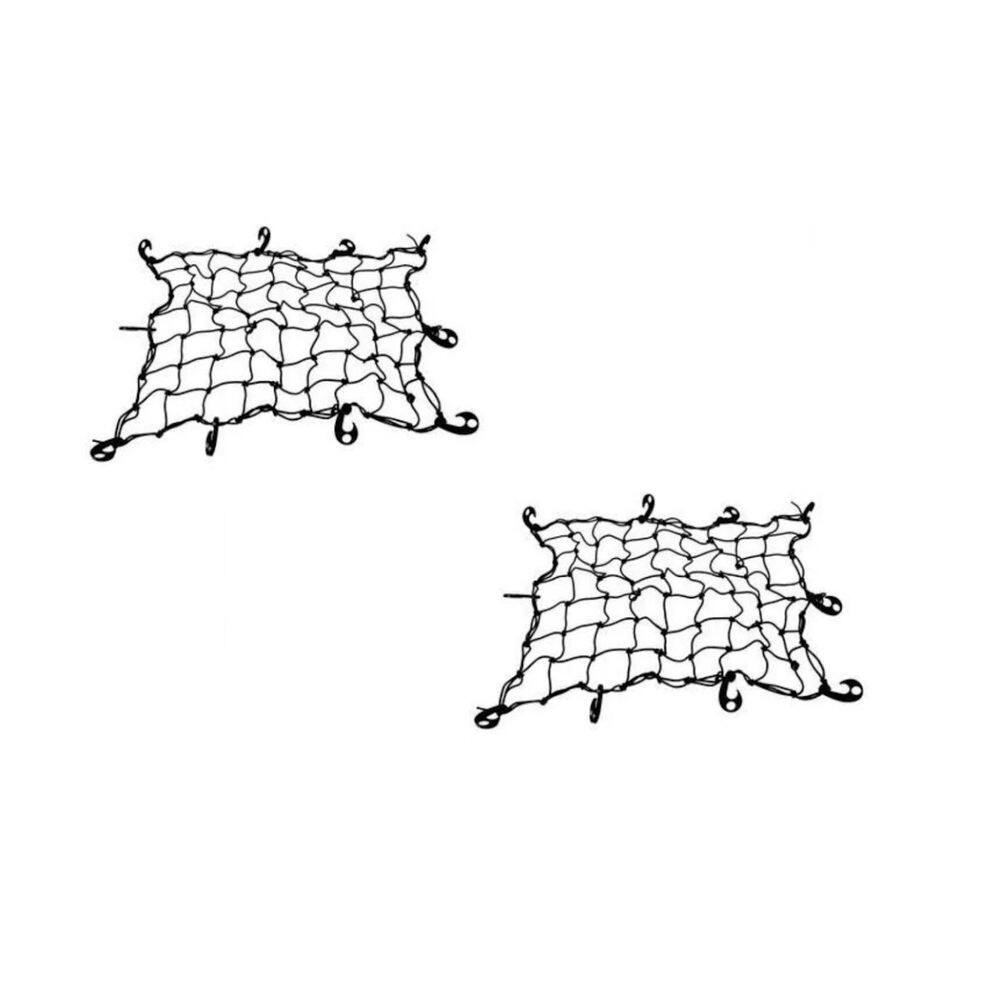Kit 2 Extensores Elástico Carga Moto Bagagem Aranha 30X30Cm