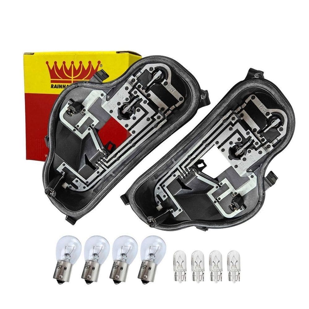 Par Circuito Lanterna Traseira Para Fox 09 A 14 Com Lampadas