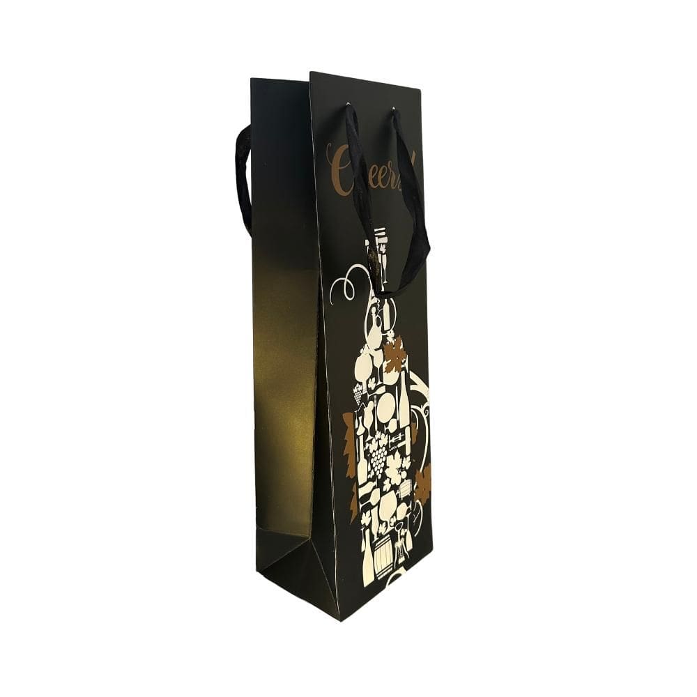 Sacola Garrafa Vinho Champagne - Cheers!