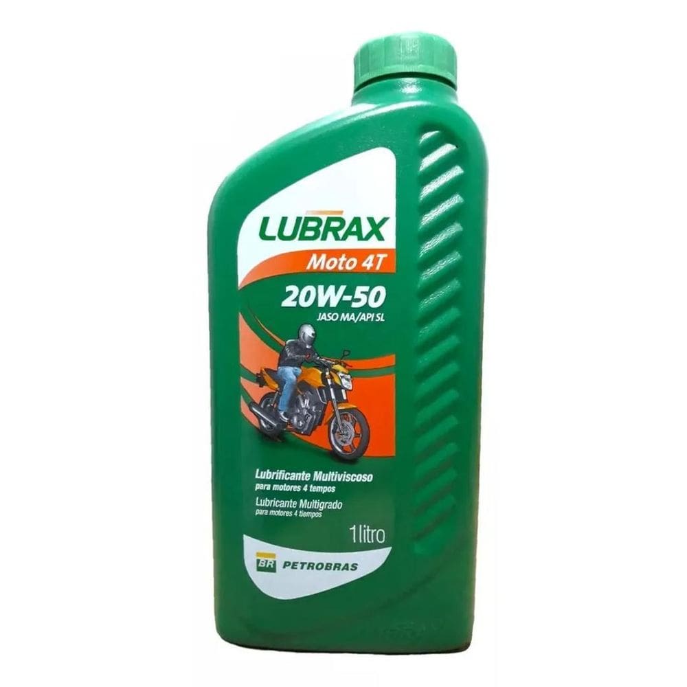 2X Lubrax 20W50 4T Moto Api Sl Mineiral 1 L