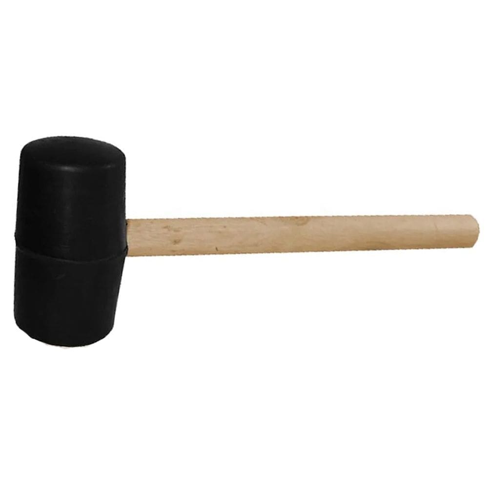 Martelo De Borracha Cabo Madeira Assentamento Piso Chao Ceramico Moveis Alvenaria Carpintaria Obra Reparo Construçao