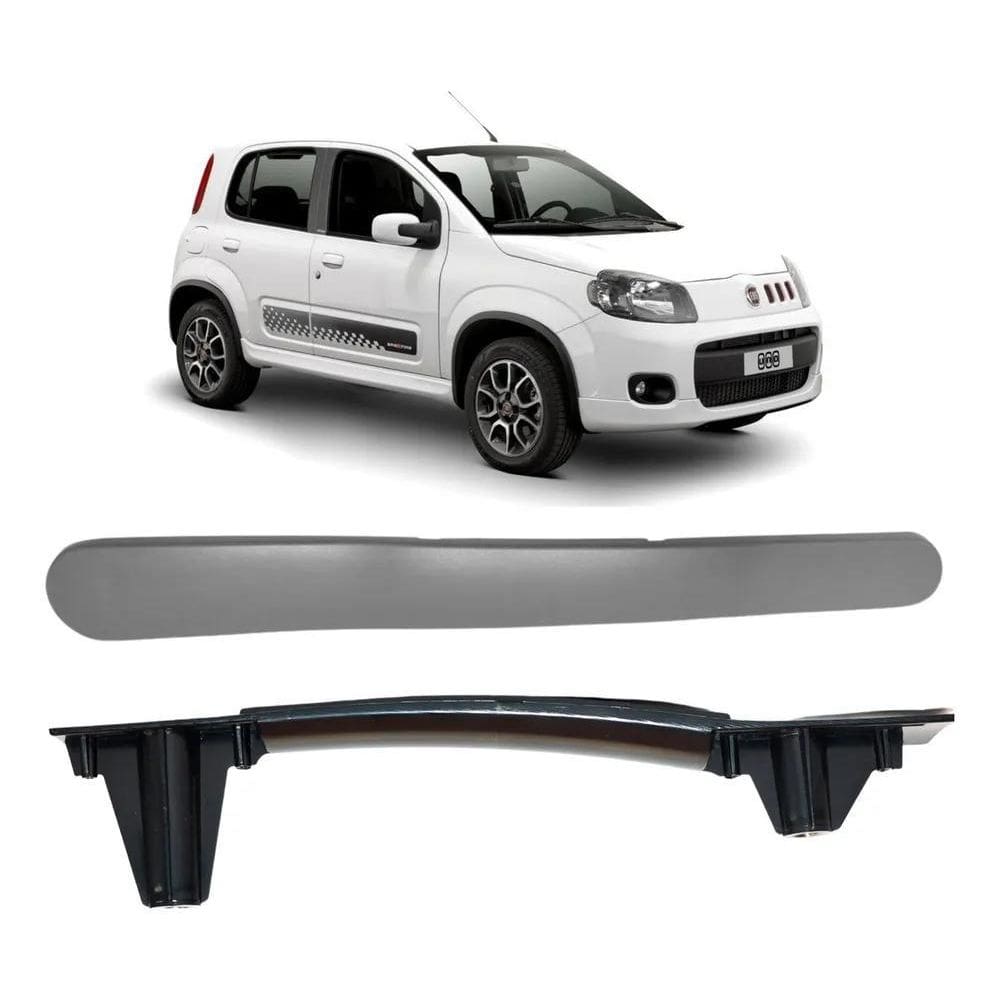 2X Suporte Puxador + Moldura Elétrica Uno Vivace 4 Portas