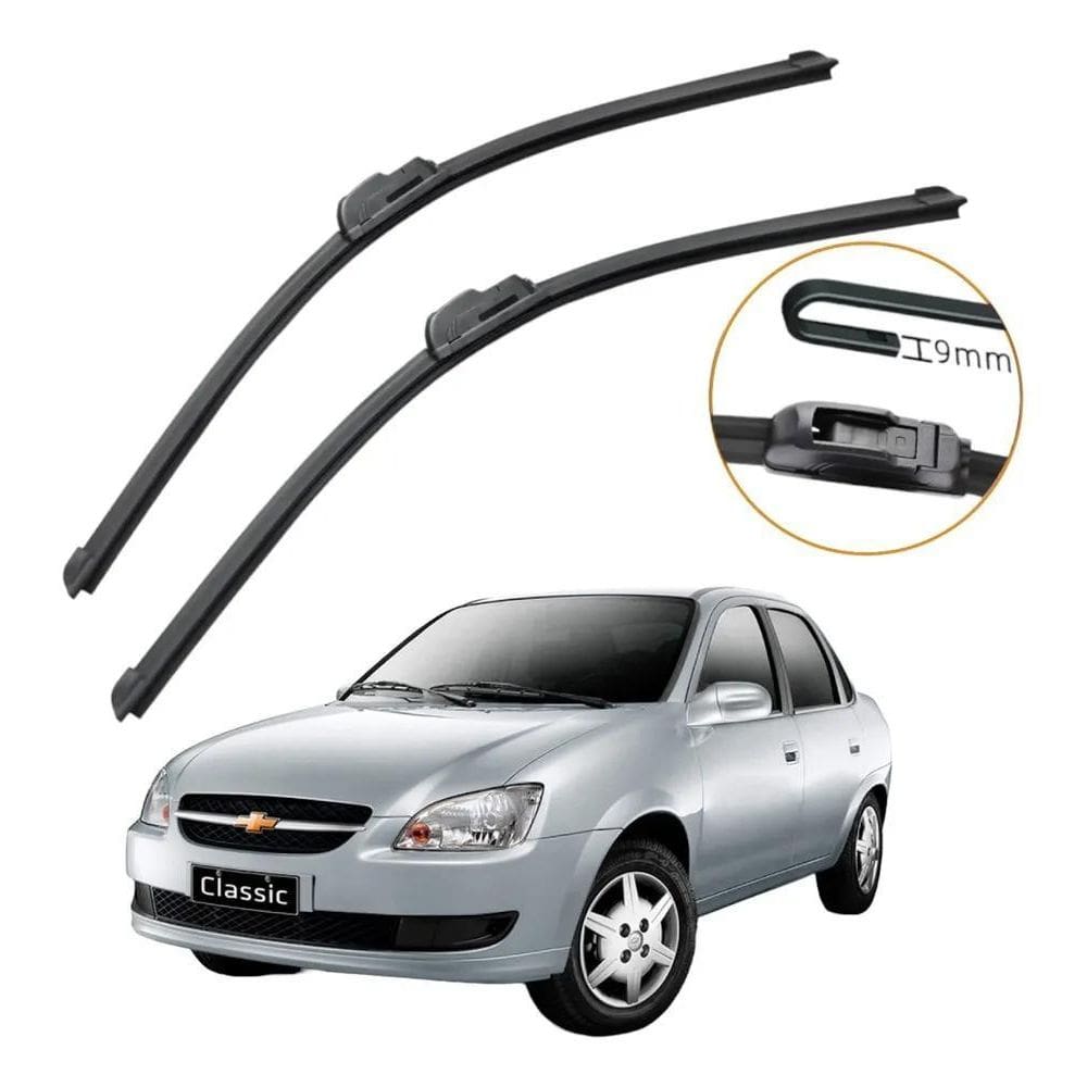 2X Par Palheta Limpador Parabrisa Celta Corsa Classic Todos