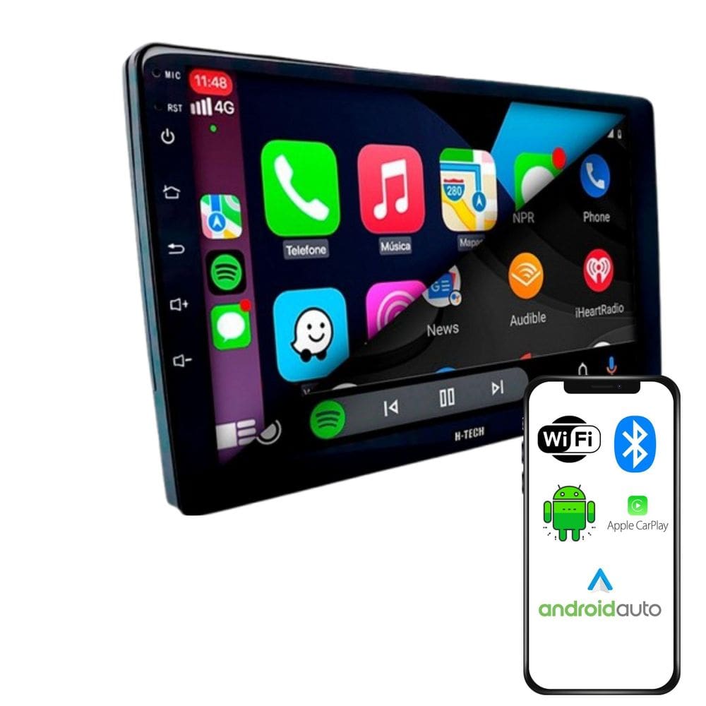 Central Smart Mídia Slim 9 Pol Qled Android 2Gb Ram + 64Gb