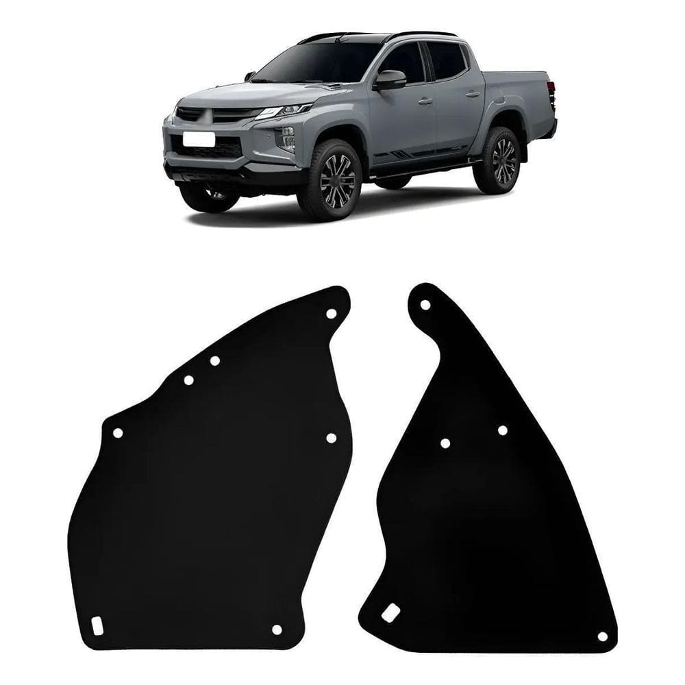 Kit Guarda Pó L200 Triton Sport Caixa Roda Diant. Ld/Le 2017