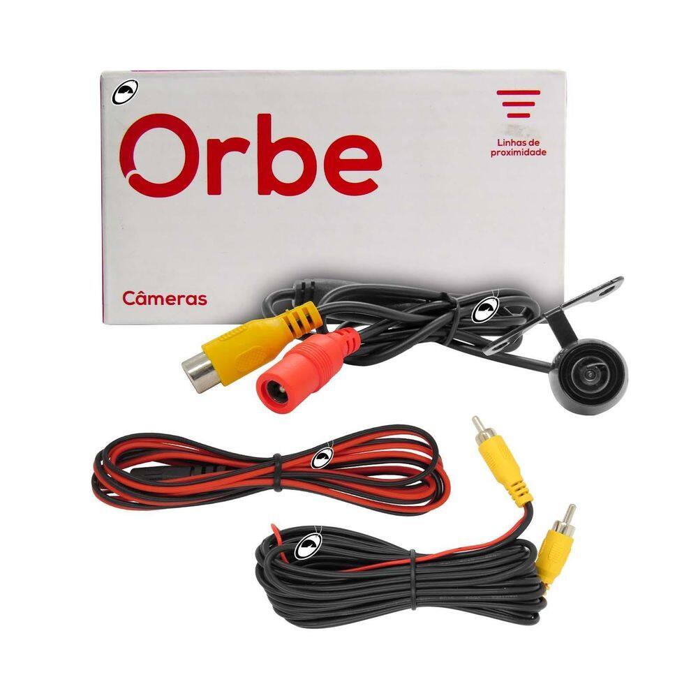 Câmera Borboleta 2X1 Frontal E Traseira Attack Orbe