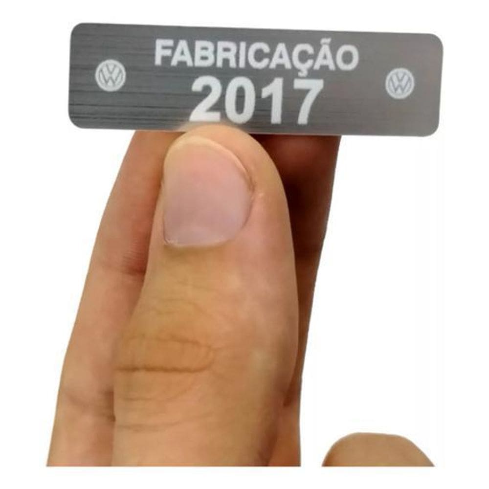 Adesivo Etiqueta Ano Fabricação Compatível Volkswagen 2017