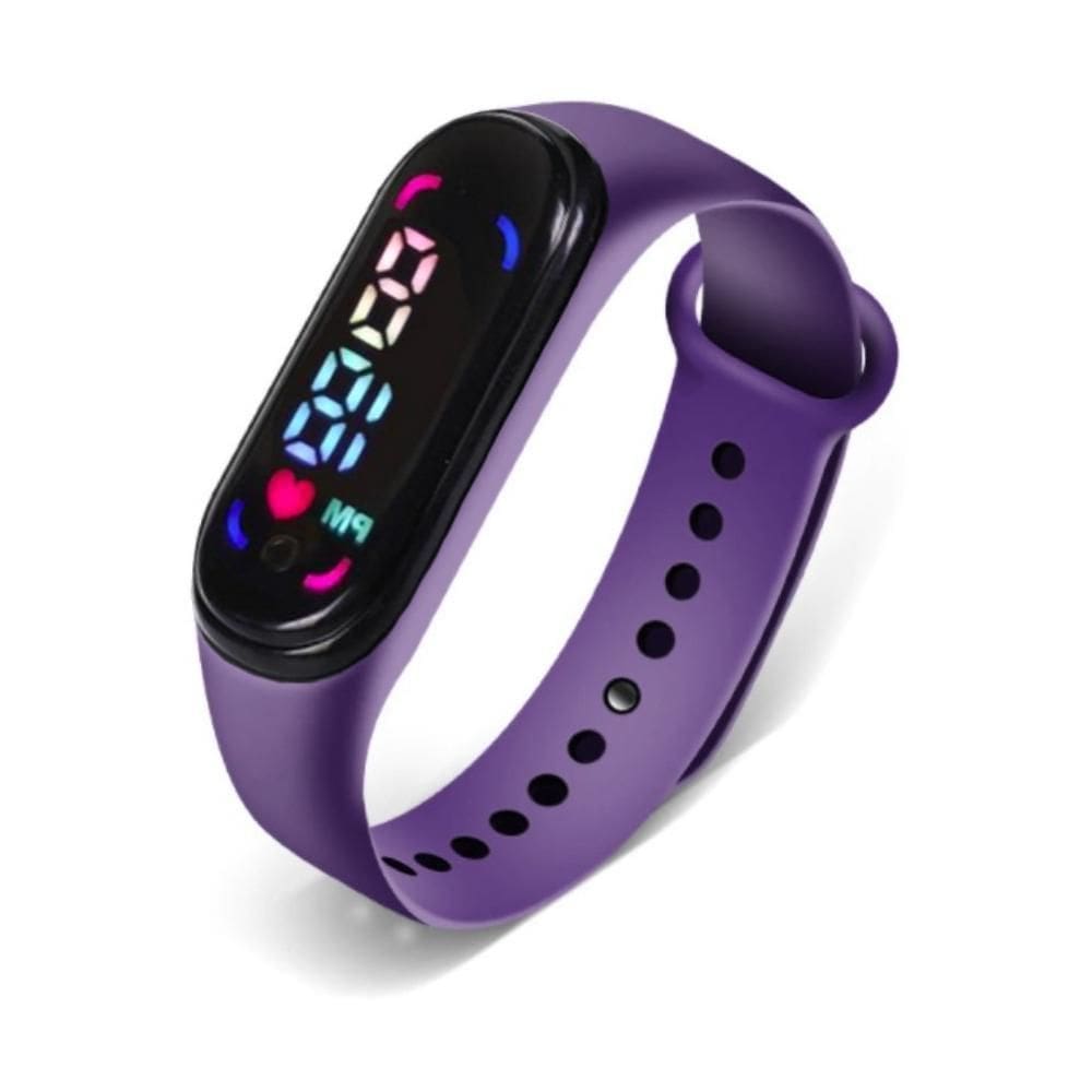 Relógio Digital Esporte Bracelete Led Adulto Infantil Barato