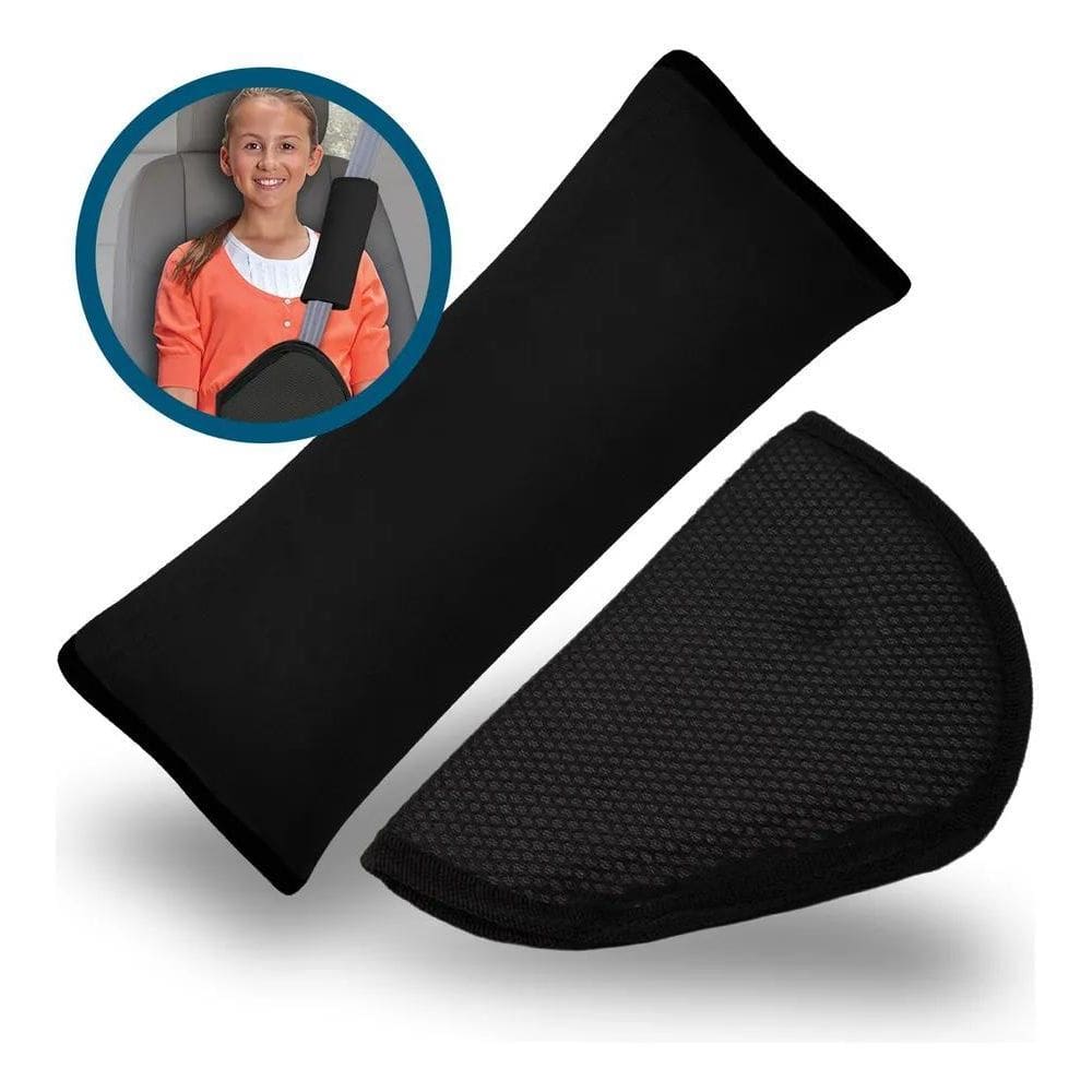 2X Almofada Protetor Cinto Segurança Carro Criança Pescoço