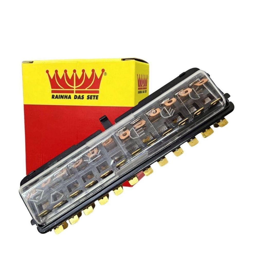 Caixa Fusivel Para Variant 2 1980 A 1987 12 Polos Torpedo