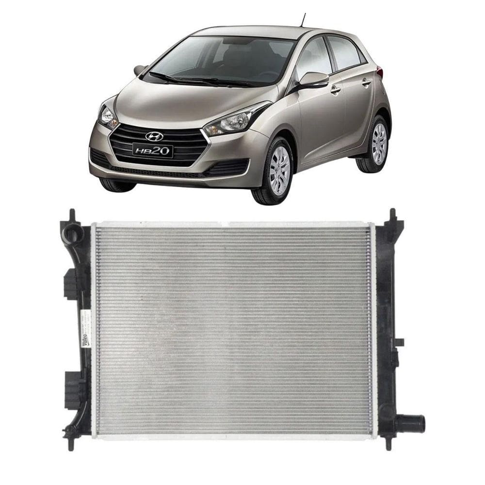 Radiador De Água Motor Compátivel Com Hb20 1.0 Manual