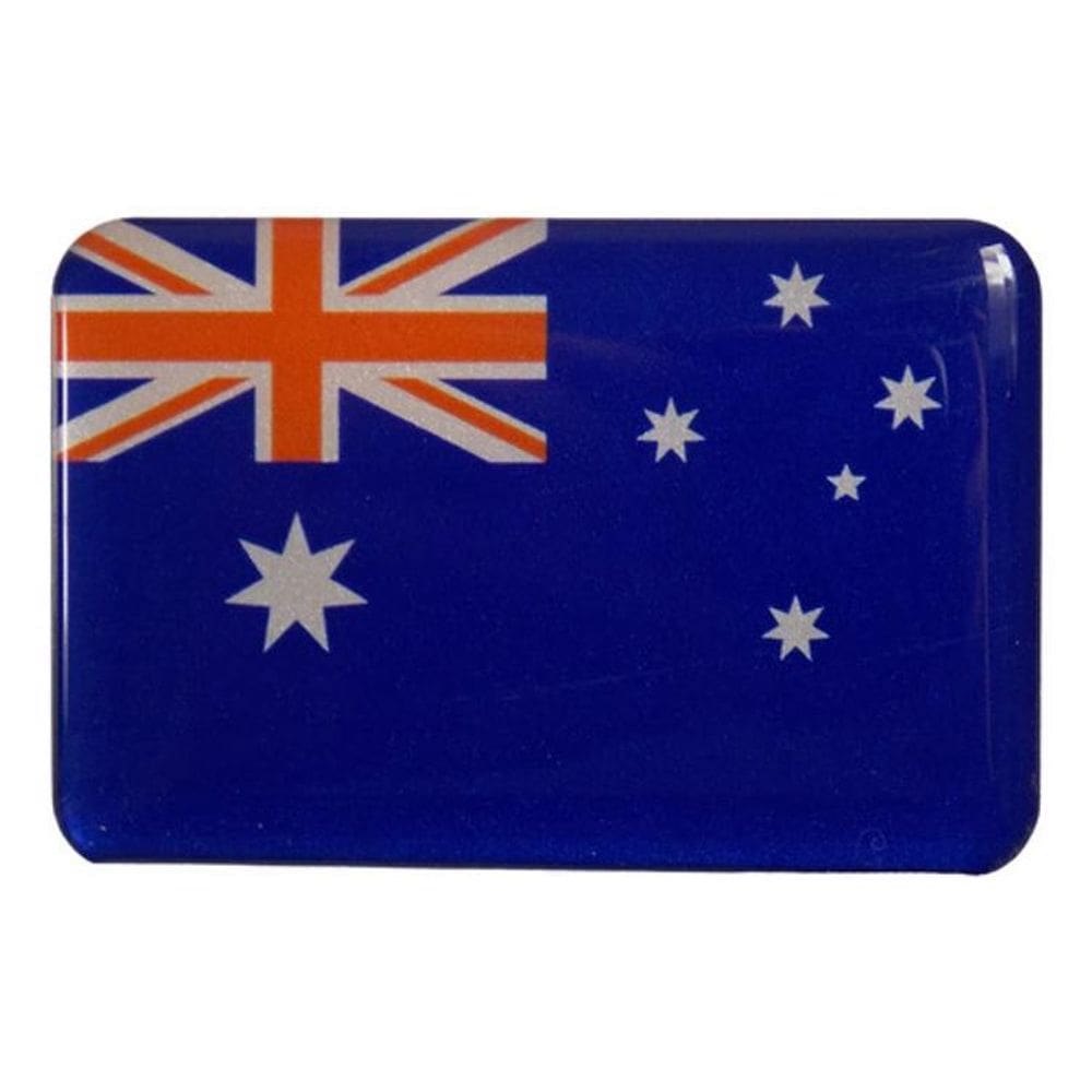 Adesivo Bandeira Australia Resinado 4X6Cm Bd6