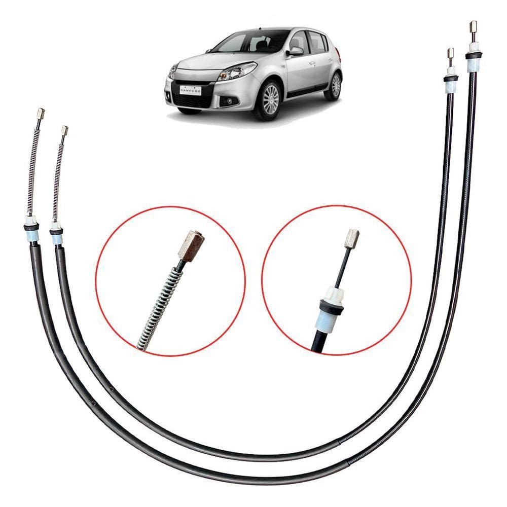 Par Cabo Freio Mão Sandero À 2014 Direito Esquerdo