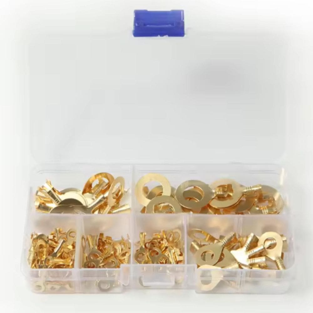 Kit 150 Terminais Olhal Eletrico Prensado Dj341 Cobre