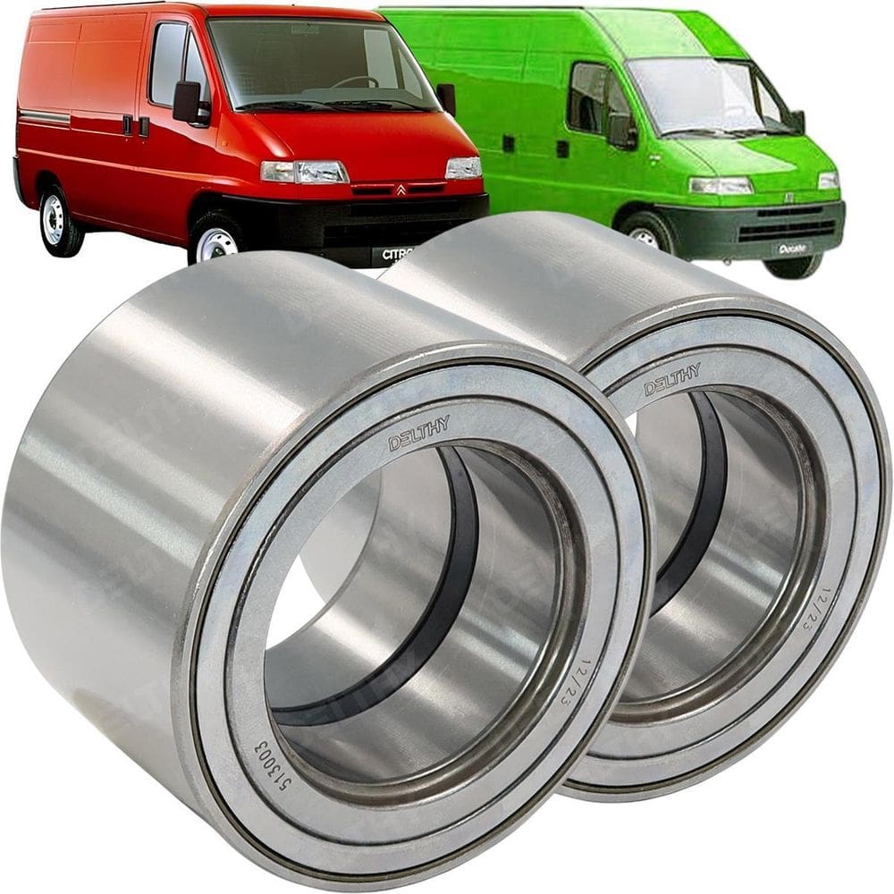 Par Rolamento De Roda Dianteira Ducato Jumper 1999 A 2017