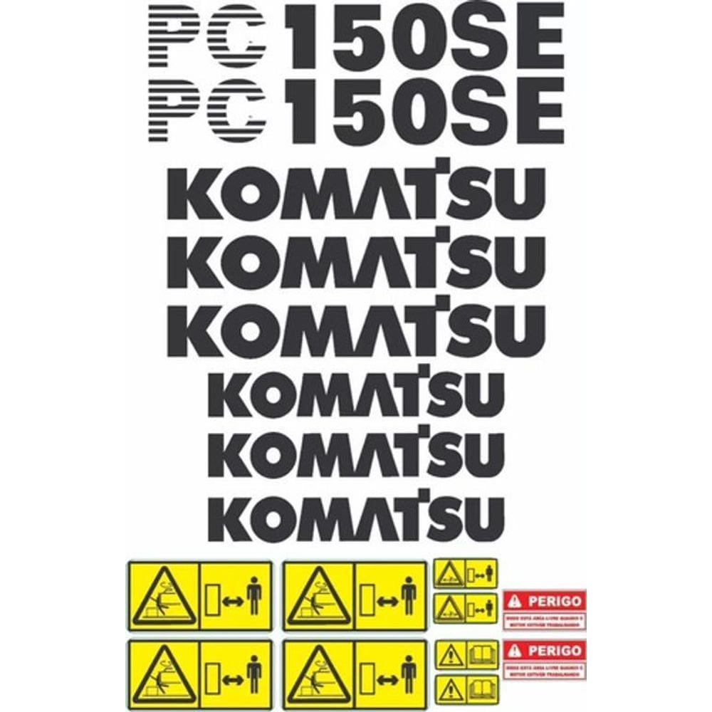 Kit Adesivos - Komatsu Pc150 Se