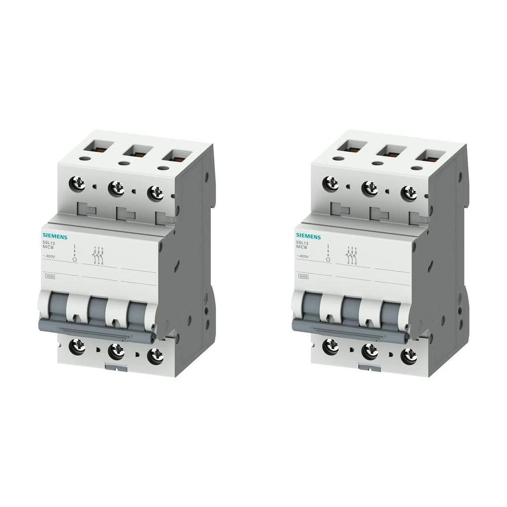 Kit 2 Disjuntore Interruptor Tripolar In 25A Curva C Siemens