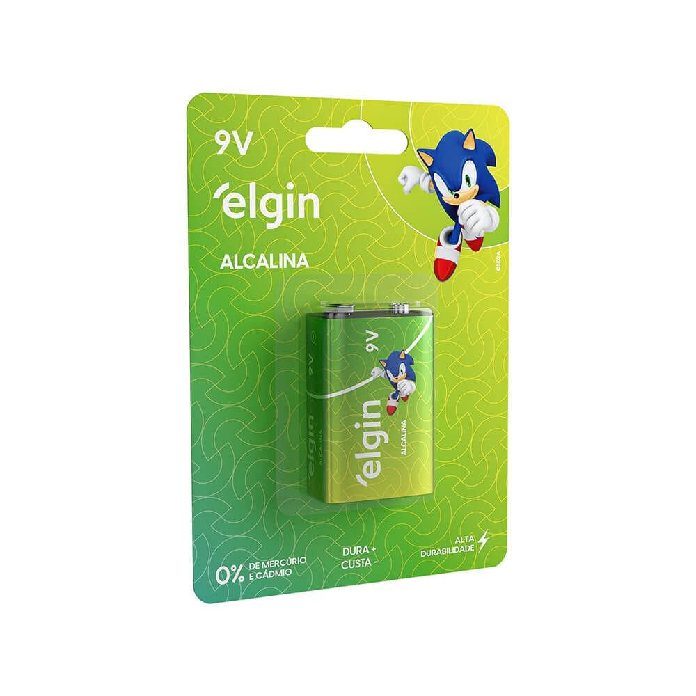 Bateria Alcalina 9V - Blister com 1 Unidade