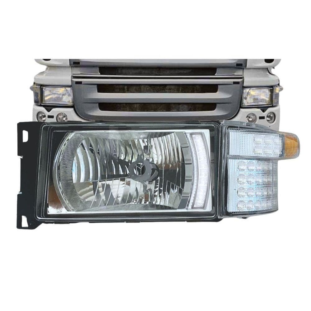 Farol E Lanterna Pisca Seta Drl Led Para Scania S4 Le