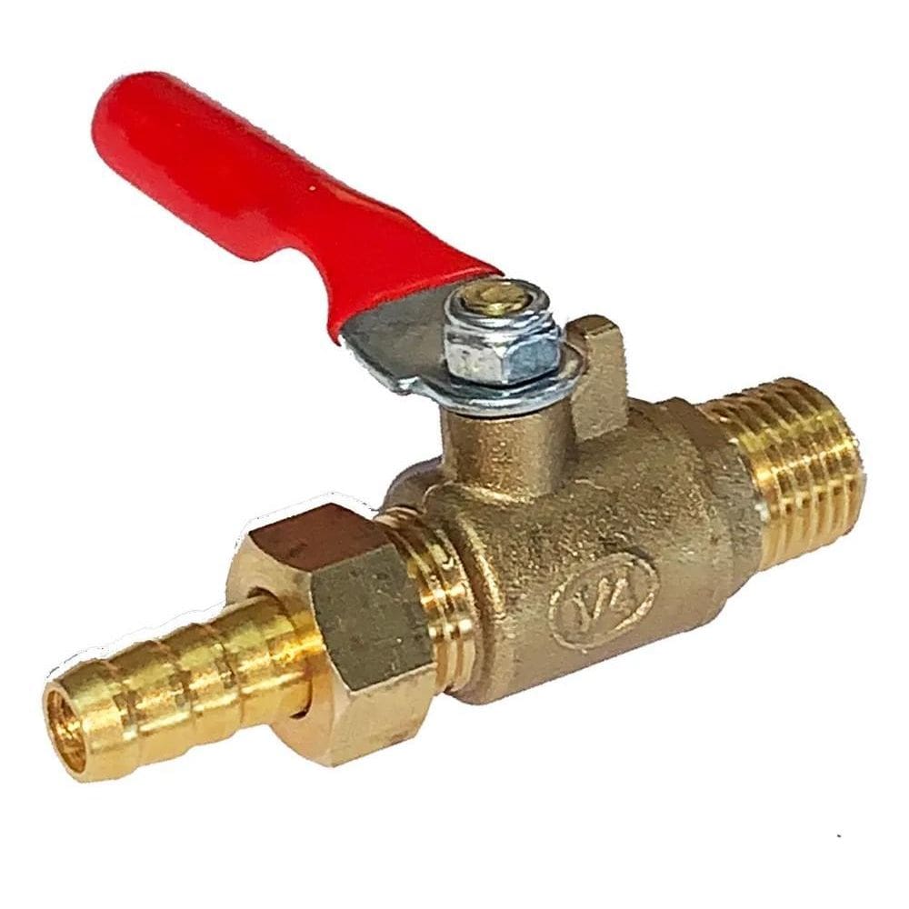 2X Registro Compressor Ar 1/4 Para Mangueira 5/16 Chiaperi