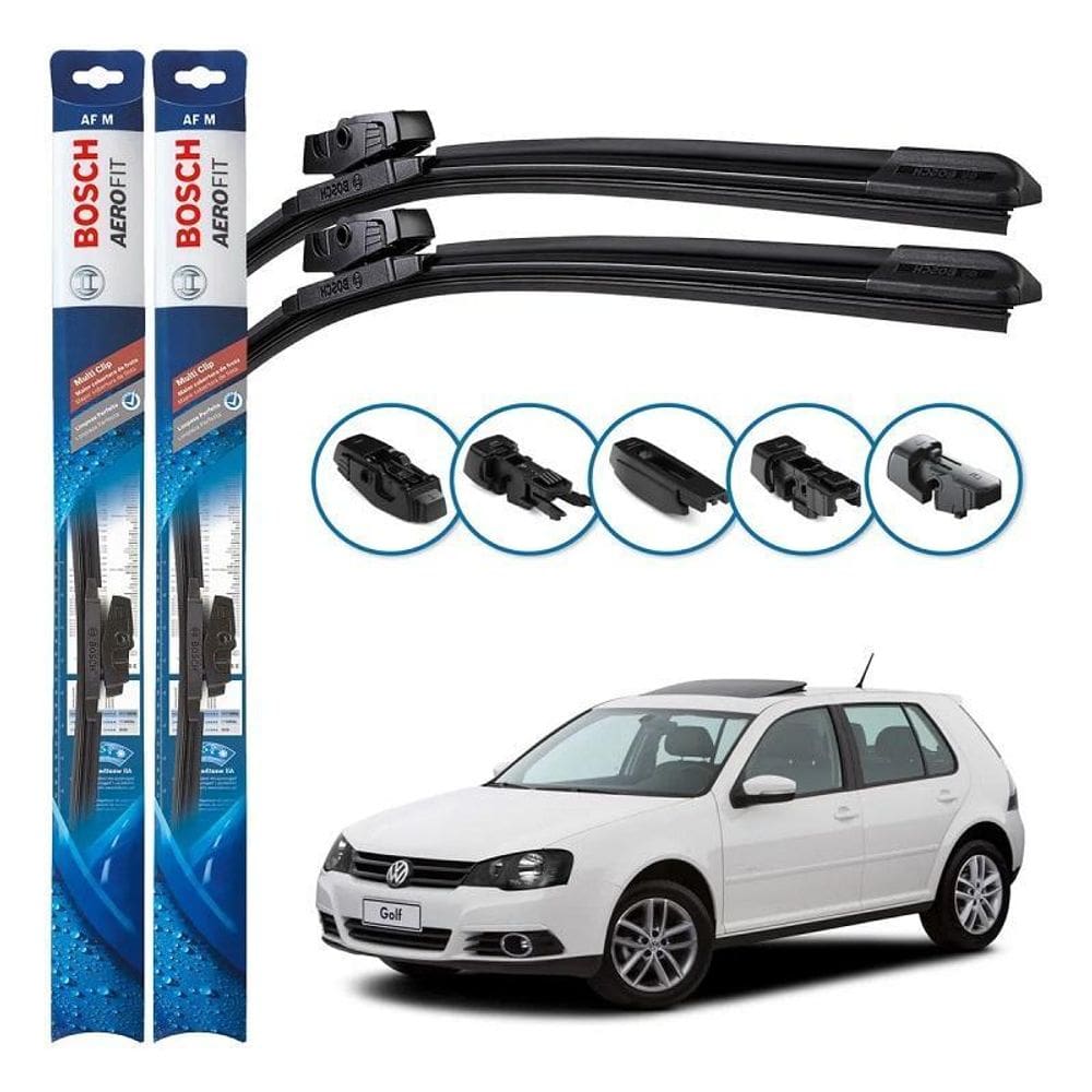 Palheta Bosch Dianteira Golf 2008/13 Multiclip Aerofit