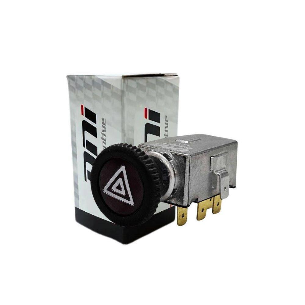 Botão Pisca Alerta Para Vw Tl Luz Emergência 7 Terminais