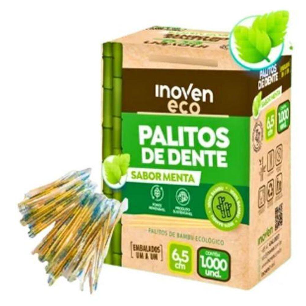 Palitos De Dente Inoven Menta - 1.000 Unidades