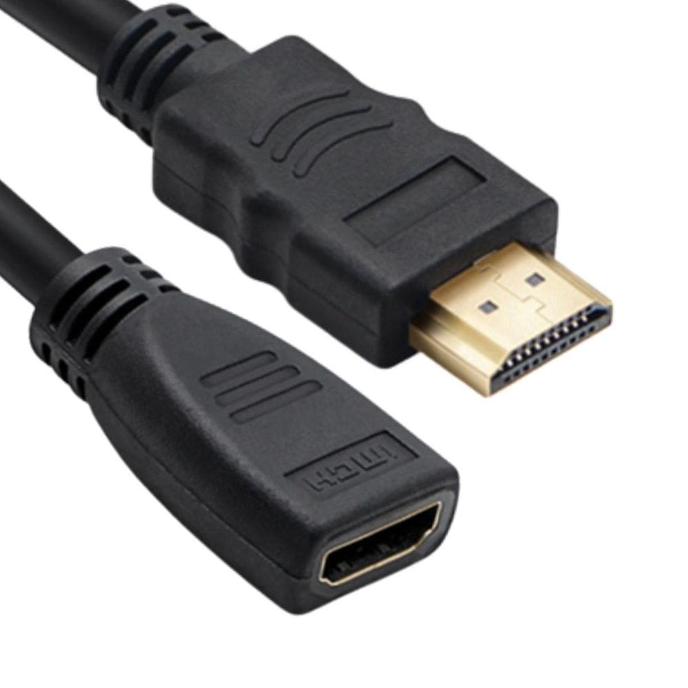 Cabo Fio Extensor Hdmi Fêmea Macho 3.0M 3 Metros 4K 1080P