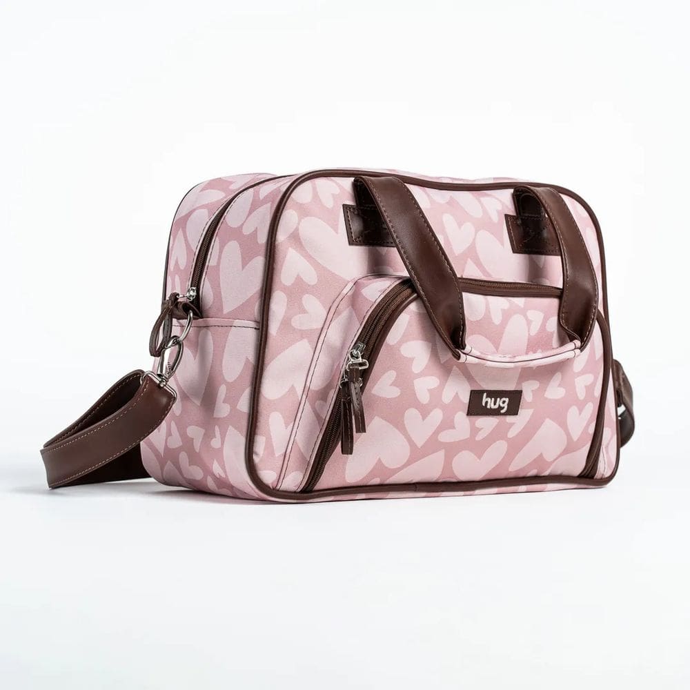 Bolsa Maternidade Coração - Média - Rosa - Hug