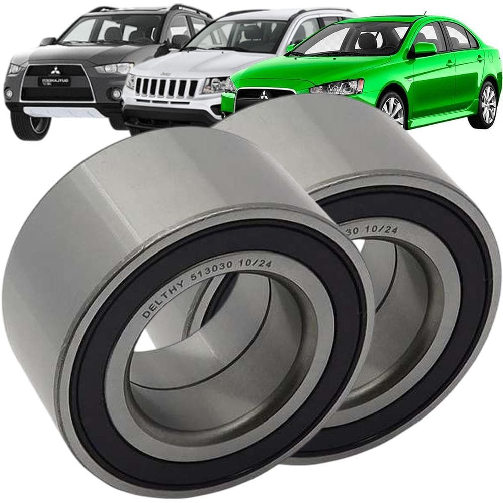 Par Rolamento De Roda Outlander Lancer Compass 2008 Á 2015