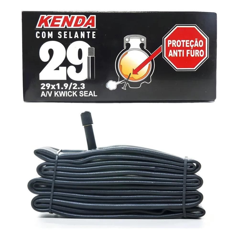2X Câmara De Ar Kenda 29 Bico Grosso Vacinada Selante Anti F