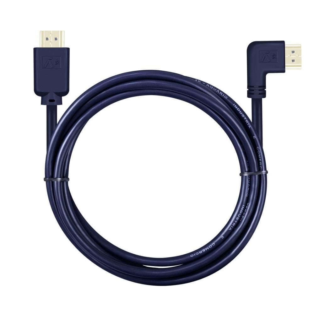 Cabo Hdmi Aquário 4K902 4K Conector 90 - 2M