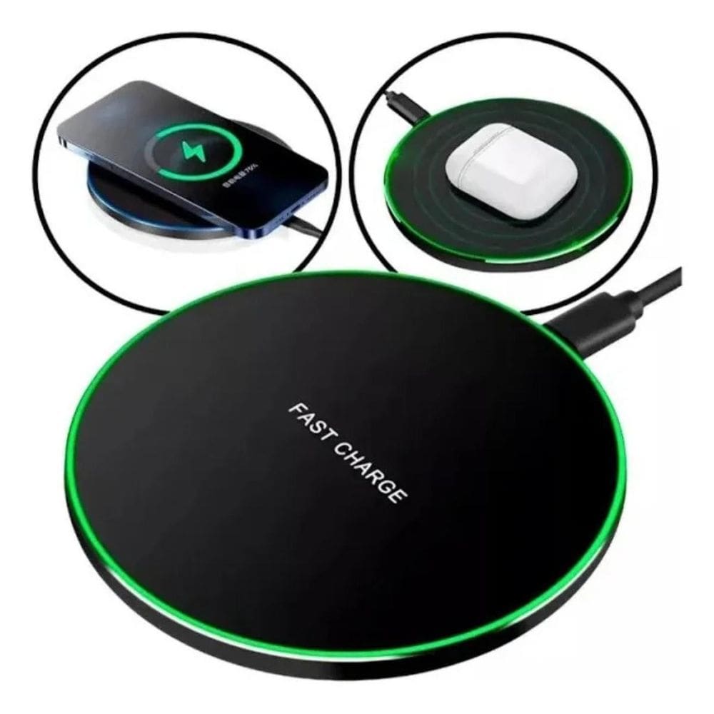 Carregador Indução Automático Com Led Indicador De Status