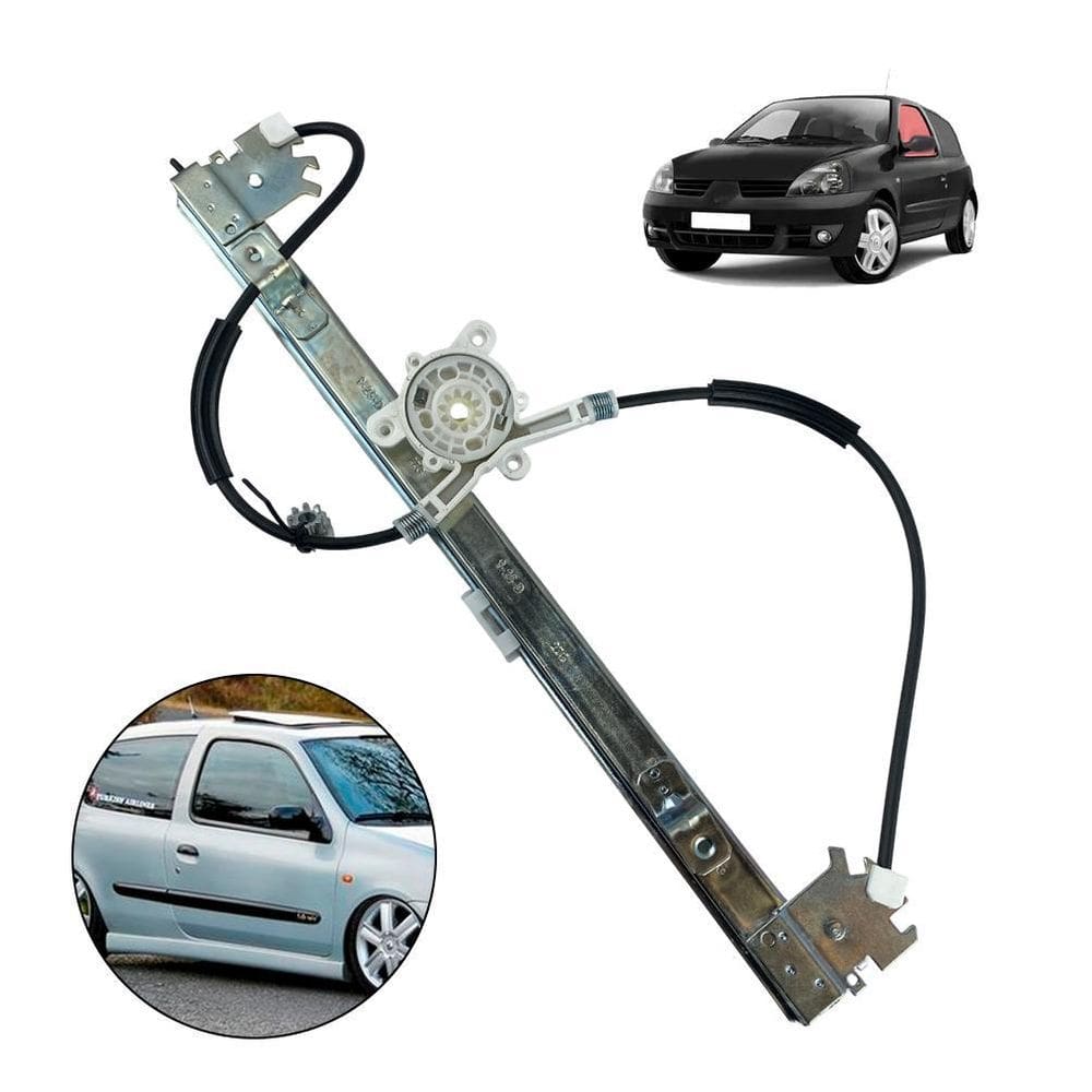 Máquina De Vidro Elétrica Direita Clio 2P Anos 1999 A 2016