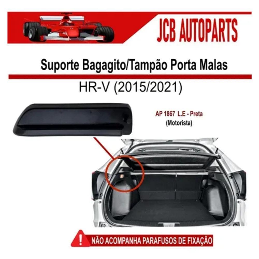 Suporte Base Tampão Bagagito Portamalas Hrv 2015/21 Esq Pto