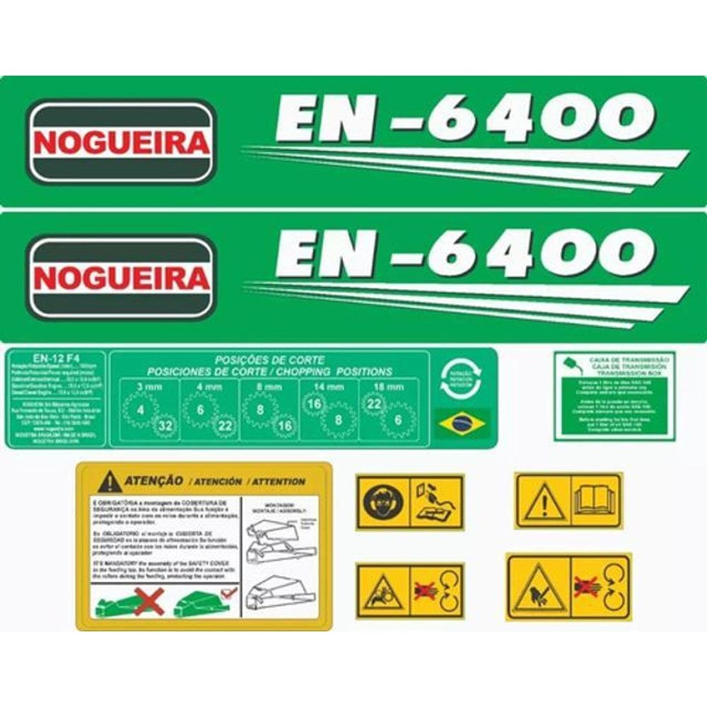 Kit Adesivos Nogueira En-6400