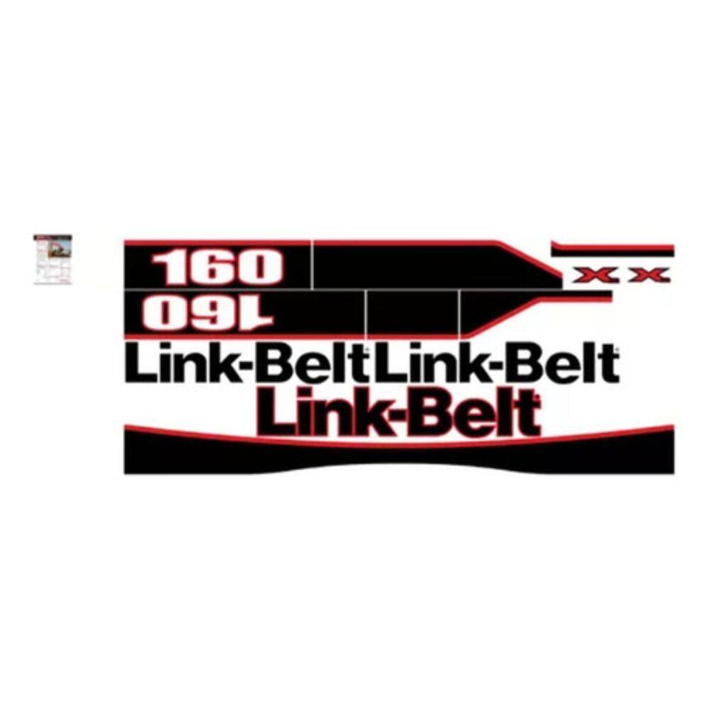 Kit Adesivo Faixa Retro Escavadeira Link Belt 160X2 160 X2