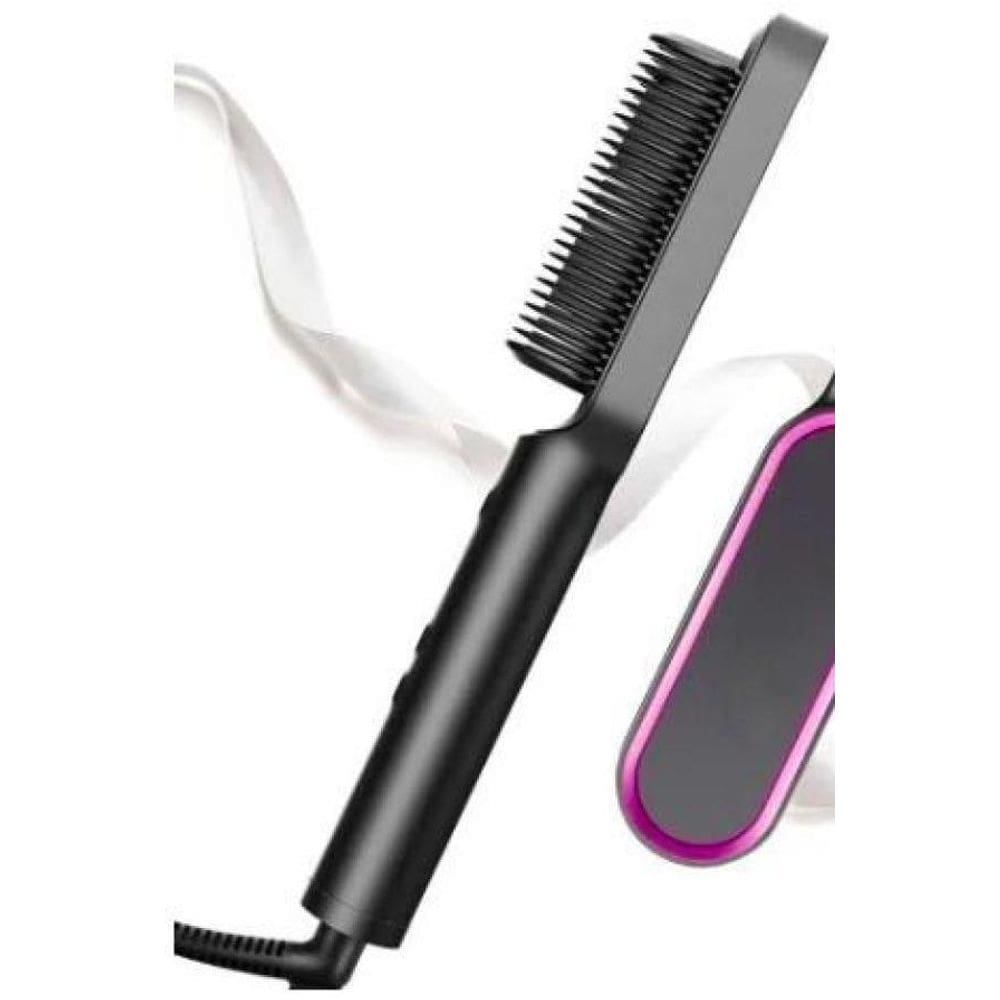 Escova Alisadora Cabelo Pente Elétrico: Portátil Cerâmico -
