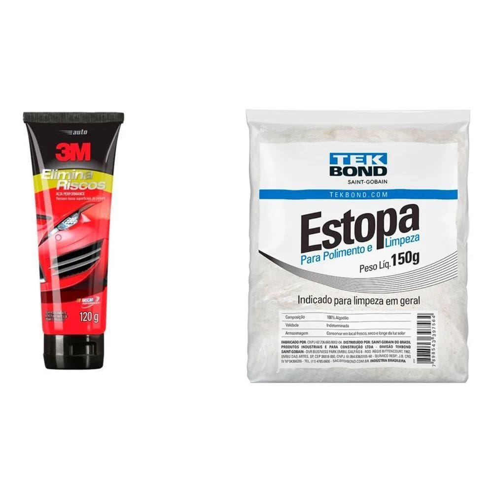 2X Elimina Riscos 3M Alta Performance 120G Com Estopa
