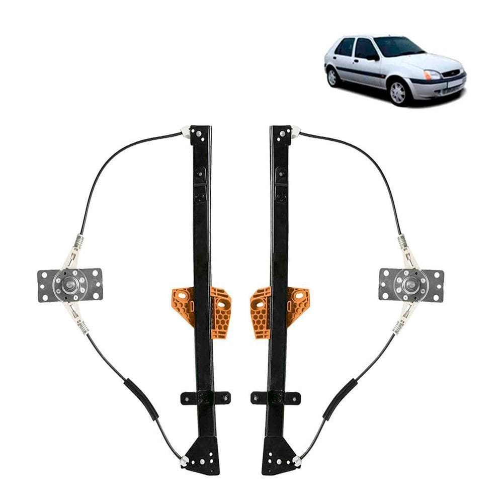 Par Maquina Vidro Fiesta Street 4P Diant 1996 A 2003 Manual