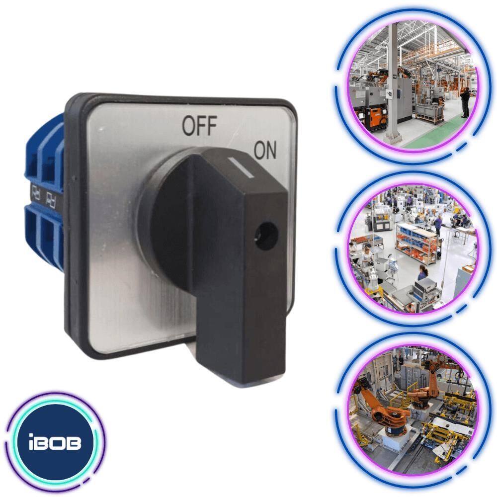 Chave Rotativa Liga/Desliga Tripolar 63A 2 Posições Altronic