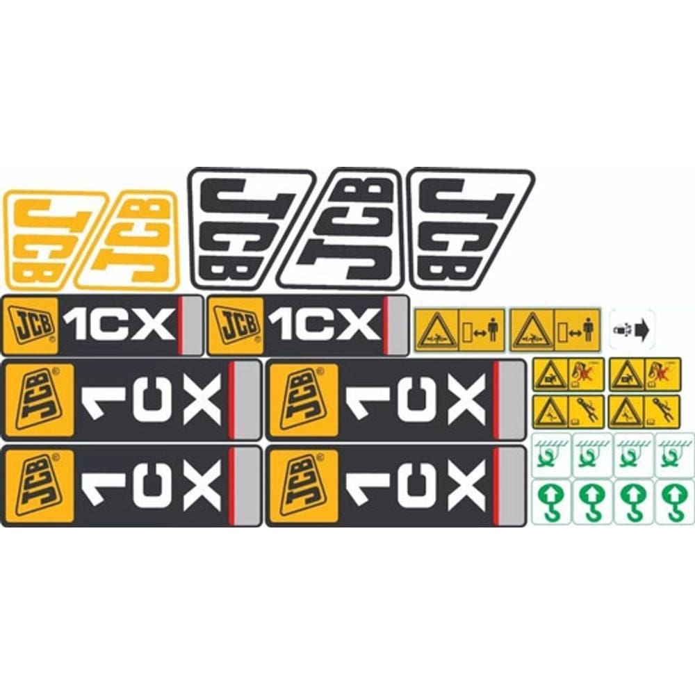 Kit Adesivos Jcb 1Cx Para Retroescavadeira