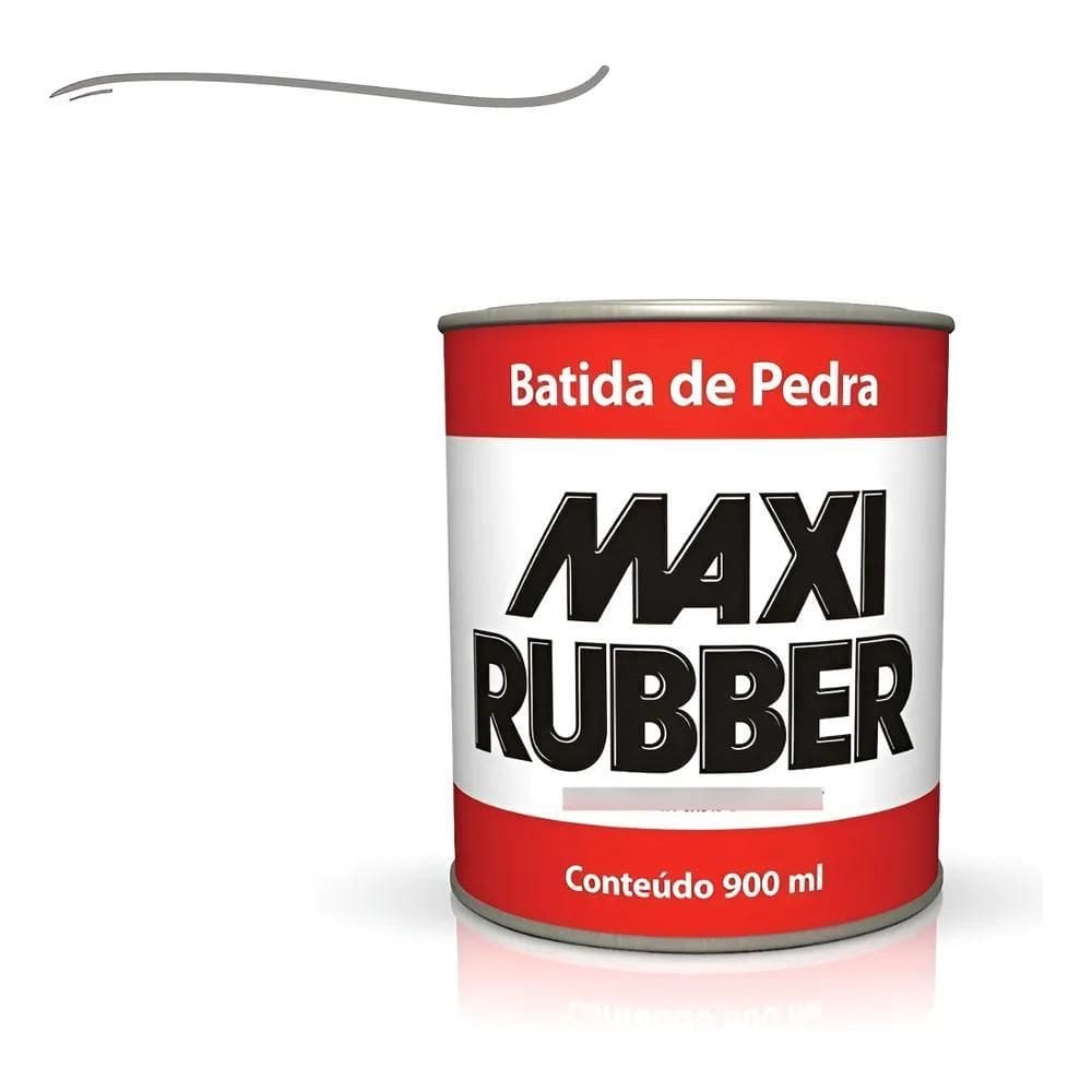 2X Bate Pedra Preto Batida De Pedra Preto Maxi Rubber 900Ml