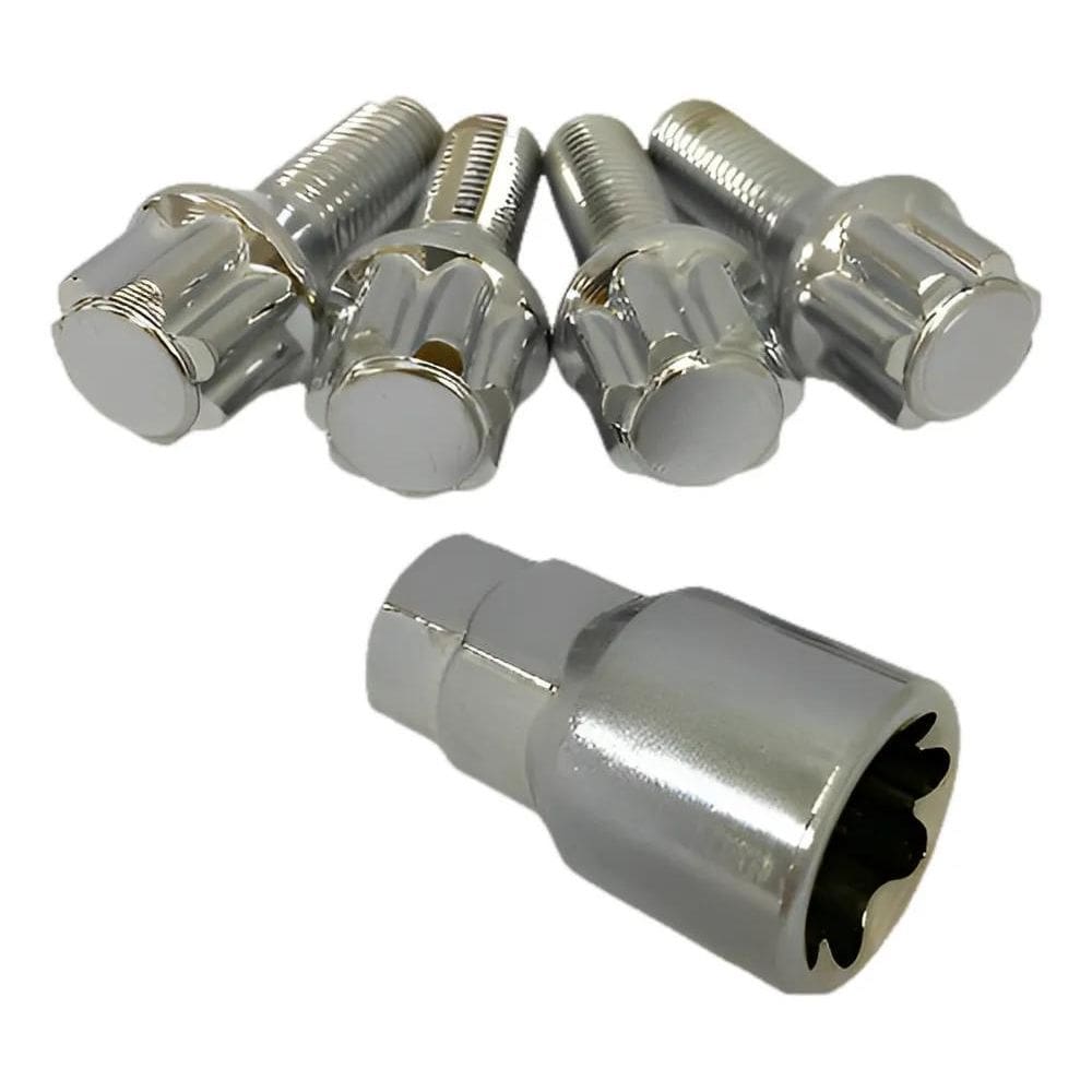 2X 4 Parafuso De Roda Anti Furto Vw Gm Saveiro Montana Celta