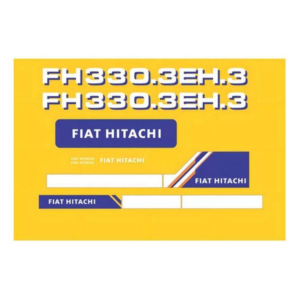 MP - Kit Adesivos Fiat Hitachi Fh 330 3Eh 3