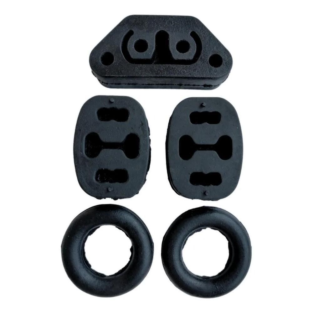 2X Borracha Coxim Escapamento Fiat Uno Kit 5 Unidades