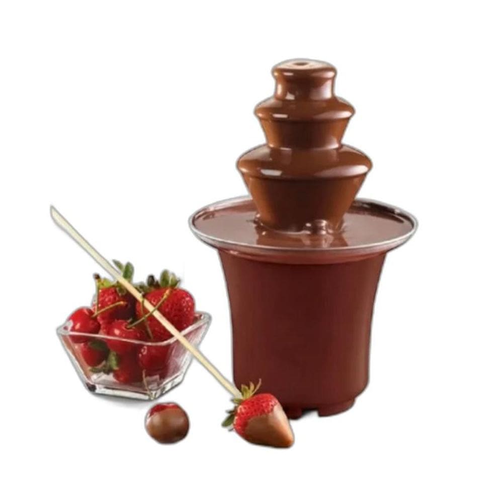 Cascata Chocolate Fonte Fondue Elétrica Torre 3 Andares
